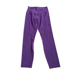 Lululemon womens Sz 6 purple wunder train leggings